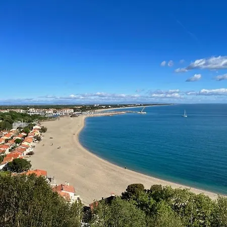 Cosy A 100m De La Avec Piscine, Parking Prive Et Loggia Vitree - Fr-1-225-706 Argeles-sur-Mer